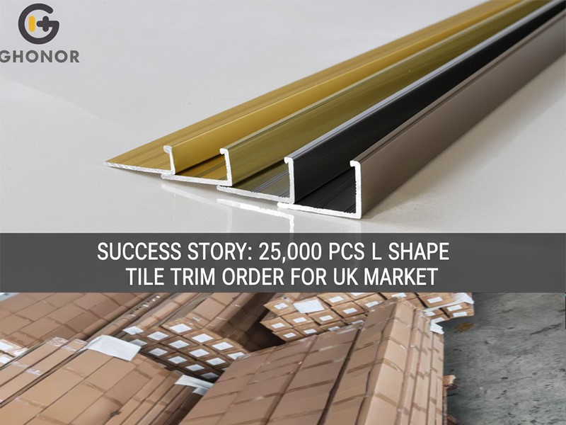 L shape tile trim L shape tile trim